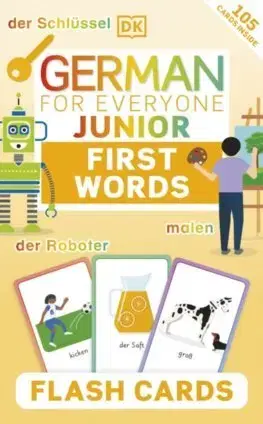 Učebnice a príručky German for Everyone Junior First Words Flash Cards