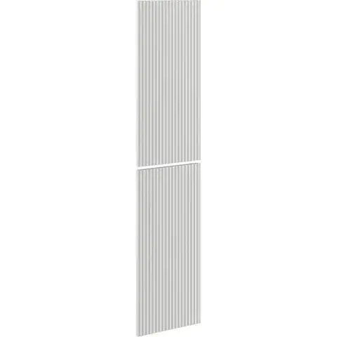 Kúpeľňový nábytok MEXEN - Rivel čelo pre kúpeľňovú skrinku reliéf 35 x 80 cm (2 ks.), sivý mat 91A21-1600-300-2-62