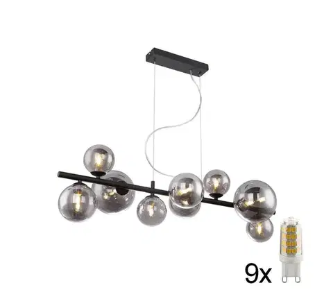 Svietidlá Globo 56133-9H - LED Luster na lanku RIHA 9xG9/3W/230V 56133-9H