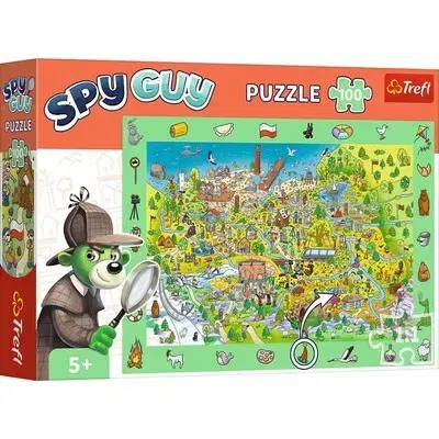 Od 100 dielikov Trefl Puzzle Poľsko 100 Observation Spy Guy Trefl
