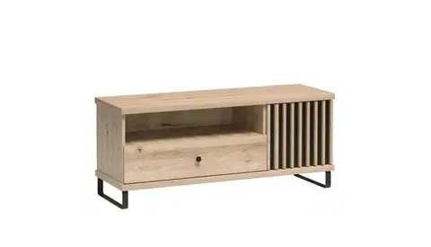 TV stolíky CAROLYN C7 televízny stolík na nožičkách, dub artisan