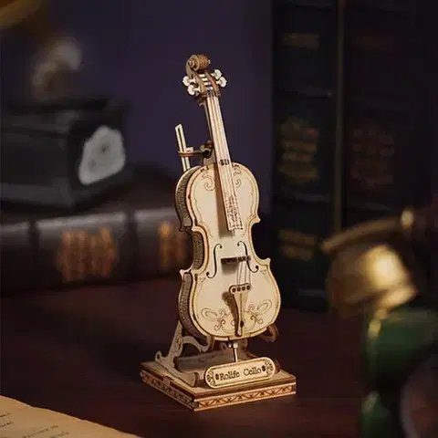 3D puzzle 3D Creative Drevené 3D Puzzle - Violončelo