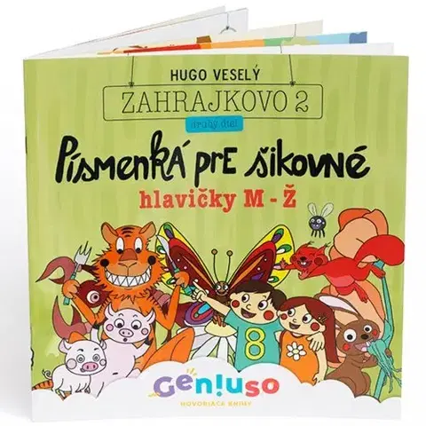 Hovoriace knihy GENIUSO MarDur s.r.o. Geniuso: Písmenká pre šikovné hlavičky, 2. diel