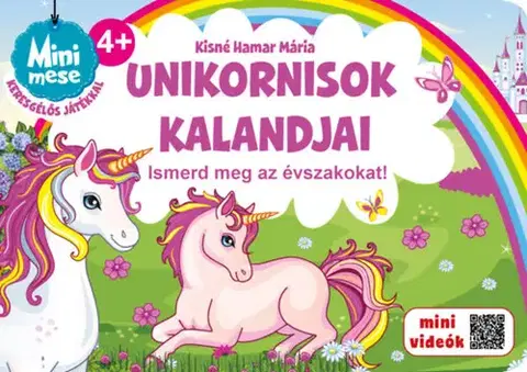 Leporelá, krabičky, puzzle knihy Unikornisok kalandjai - Mini videók