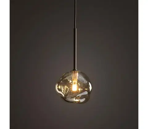 Svietidlá BRILAGI - Závesný luster na lanku VULCANO 1xG9/8W/230V, priemer 15 cm, béžová/dýmovo béžová 11629