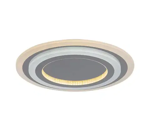 Svietidlá Rabalux 71315 - LED stmievateľné stropné svietidlo TANELI 56W/230V 3000/4000/6000K chróm + diaľkový ovládač 71315