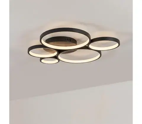Svietidlá BRILAGI - LED stropné svietidlo ECHO LED/60W/230V 4000K 50x57 cm čierne BRMXX1509