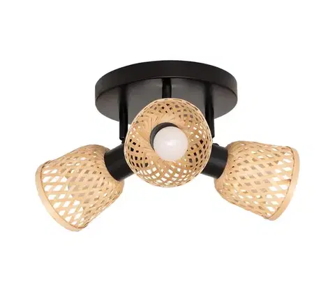 Svietidlá Atmosphera - Bodové svietidlo LIO 3xE14/25W/230V bambus 205979