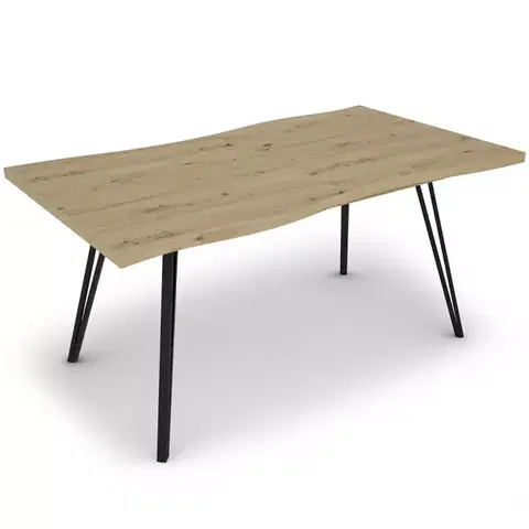 Stoly v podkrovnom štýle Stôl Log TB 90x160-200 artisan/čierny