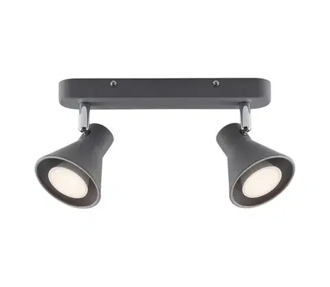 Svietidlá Nordlux - Bodové svietidlo EIK 2xGU10/35W/230V šedé 45770110
