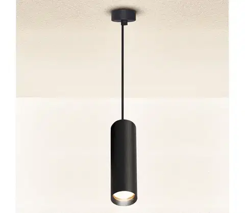 Svietidlá Brilagi - Luster na lanku SELE 1xGU10/30W/230V čierna WO-P1-OEM