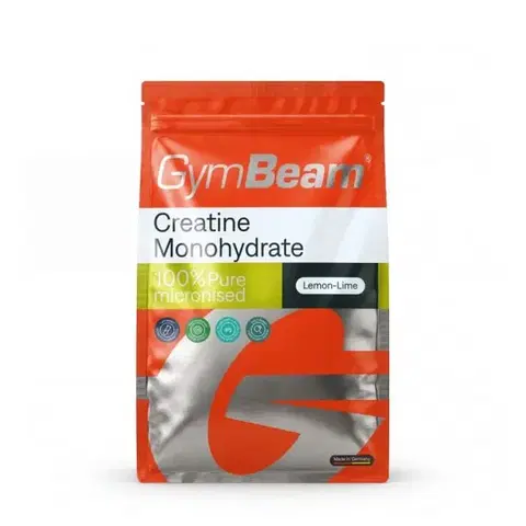 Kreatín Monohydrát GymBeam 100 % Kreatín monohydrát citrón limetka