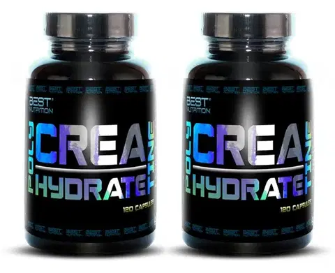 Kreatín HCL+Polyhydrate 1+1 Zadarmo: Polyhydrate Creatine - Best Nutrition 120 kaps. + 120 kaps.