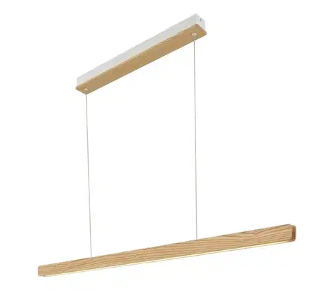 Svietidlá Nordlux - LED Stmievateľný luster na lankách ILGAS LED/47W/230V 3000K biely jaseň 2412053014