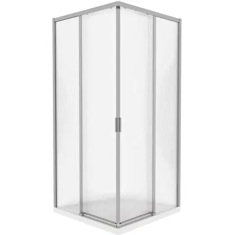 Sprchové kúty 80x80 Sprchový kút štvorcový Eter 80x80x190 chróm