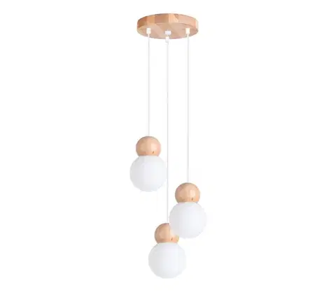 Svietidlá  SL.1391 - Luster na lanku PEKKA 3xG9/8W/230V biela SL.1391