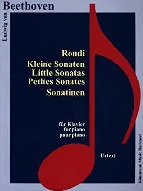 Hudba - noty, spevníky, príručky Beethoven Rondi, Kleine Sonaten, Sonatinen - Ludwig van Beethoven