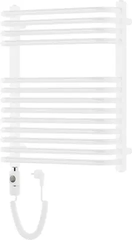 Radiátory do kúpeľne MEXEN/S - Apollo radiátor + vykurovacia tyč 660 x 550 mm, 600 W, biela W117-0660-550-2600-20