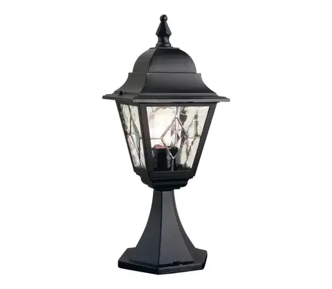 Záhradné lampy Elstead NR3-BLK - Vonkajšia lampa NORFOLK 1xE27/100W/230V IP43 NR3-BLK
