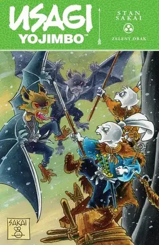 Manga Usagi Yojimbo 38: Zelený drak - Stan Sakai,Ludovit Plata