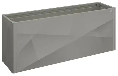 Truhlíky Biohort Zvýšený kvetináč na zeleninu BIOHORT Belvedere X-Design 201,6 x 54,7 x 77 cm (sivý kremeň metalíza)