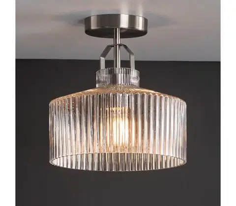 Svietidlá Där Lighting Där Lighting LEN4846 - Prisadený luster LENKA 1xE27/60W/230V matný chróm LEN4846
