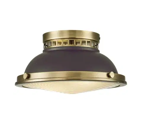 Svietidlá Elstead Hinkley HK-AMELIA-F-M-RB - Stropné svietidlo AMELIA 2xE27/40W/230V čierna/bronzová HK-AMELIA-F-M-RB