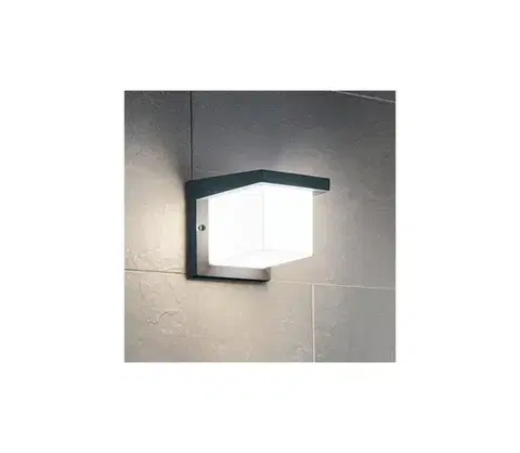 Záhradné lampy Eglo 95097 - Vonkajšie nástenné svietidlo DESELLA 1 LED/10W/230V 95097