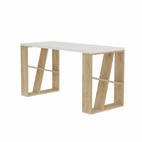 Konferenčné stolíky Pracovný stôl Honey White and Oak