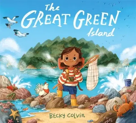 Leporelá, krabičky, puzzle knihy The Great Green Island - Becky Colvin