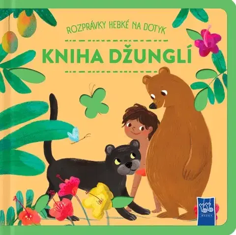 Leporelá, krabičky, puzzle knihy Rozprávky hebké na dotyk: Kniha džunglí