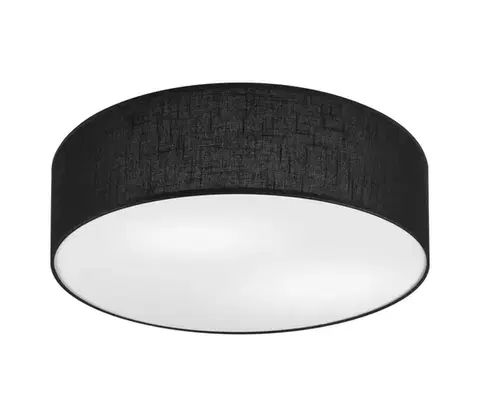 Svietidlá  Stropné svietidlo SIRJA 2xE27/15W/230V priemer 45 cm čierne LM-2.183/CZARNY