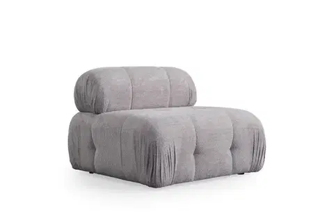 Kreslá Kreslo / Jednomiestna pohovka Petite O1 - Light Grey