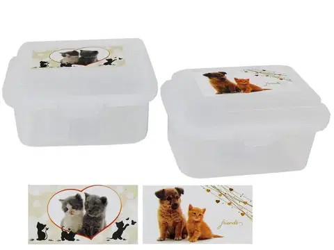 Desiatové boxy TVAR - Box desiatový 11x8x6cm Maznáčikovia rôzne motívy
