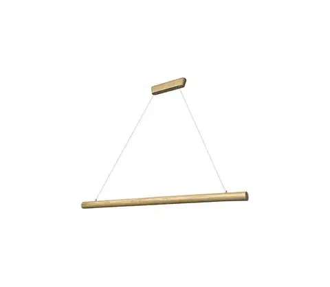 Svietidlá  LED Luster na lanku LED/22W/230V 4000K 120 cm jaseň/masív WRL0721