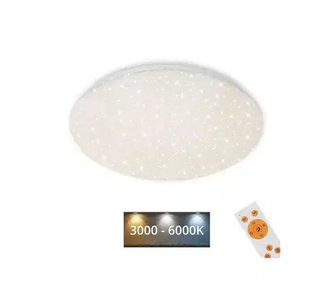 Svietidlá Brilo - LED Stmievateľné stropné svietidlo STARRY SKY LED/22W/230V 3000-6000K + DO 3367-216
