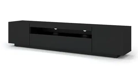 TV stolíky ArtBm TV stolík AURA 200 | čierny mat