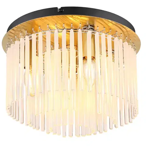 Moderné lampy do obývačky Luster 15698DM Black LW5