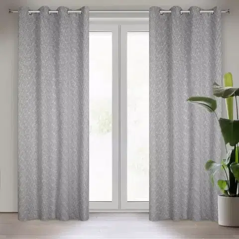 Závesy do spálne Záves SANDI 140X260 na priechodkách 401267