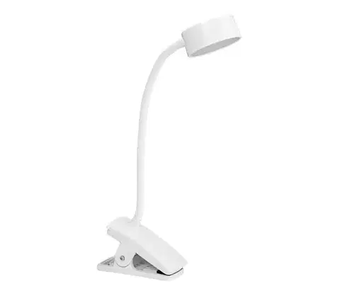 Lampy Ledvance - LED stmievateľná dotyková stolová lampa so svorkou CYLINDER LED/4,8W/5V 3000-6500K biela 4099854388552