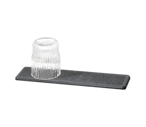 Kuchynské potreby WENKO 54957100 - Odkvapávacia podložka DAMON 30x8 cm šedá 54957100