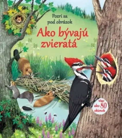Leporelá, krabičky, puzzle knihy Ako bývajú zvieratká - Emily Bone
