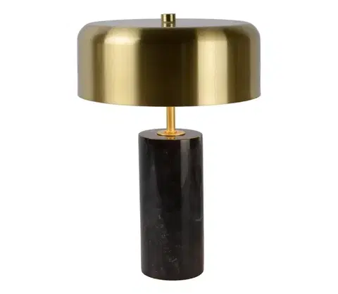 Lampy Lucide 34540/03/30 - Stolná lampa MIRASOL 3xG9/7W/230V čierna/zlatá 34540/03/30