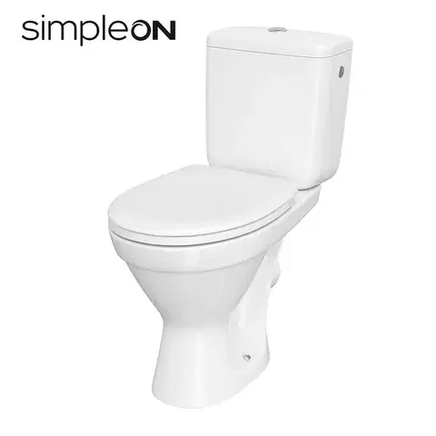 Záchody CERSANIT - WC KOMBI 698 CERSANIA II. SIMPLEON 010 3/6L+DUROPLAST SEDADLO SOFTCLOSE K11-2339