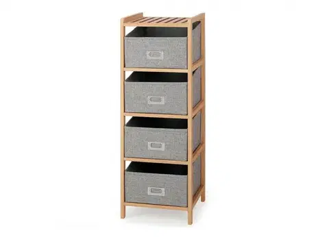 Regály Policový regál s boxami REG-10 Halmar