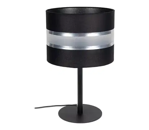 Lampy  Stolná lampa CORAL 1xE27/60W/230V čierna 0421