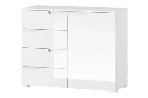 Komody Szynaka Komoda SELENE 5 |  biela
