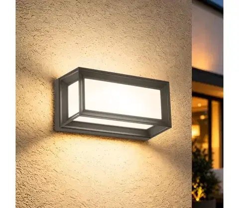 Svietidlá BRILAGI - vonkajšie nástenné LED svietidlo PARKER LED/12W/230V antracit IP44 BRI769