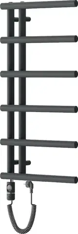 Radiátory do kúpeľne MEXEN/S - Jukon radiátor + vykurovacia tyč 988 x 500 mm, 600 W, antracit W116-0988-500-2600-66