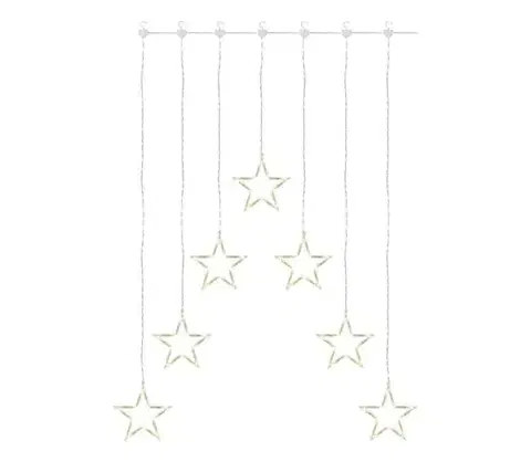 Vianočné dekorácie  LED vianočný záves 70xLED/3,6W 567x125 cm teplá biela DCGW14